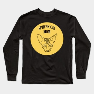 sphynx CatC Mom , Cat lover Long Sleeve T-Shirt